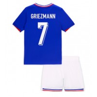 Frankreich Antoine Griezmann #7 Fußballbekleidung Heimtrikot Kinder EM 2024 Kurzarm (+ kurze hosen)